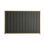 Good Neighbour® Superdek® 1800mm High Fence Panel Sheet: Slate Grey Post/Track: Wheat
