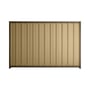 Good Neighbour® Superdek® 1800mm High Fence Panel Sheet: Wheat Post/Track: Banyan Brown