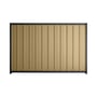 Good Neighbour® Superdek® 1800mm High Fence Panel Sheet: Wheat Post/Track: Dark Stone