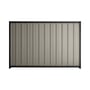 Good Neighbour® Superdek® 2100mm High Fence Panel Sheet: Birch Post/Track: Gun Metal Grey