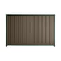 Good Neighbour® Superdek® 2100mm High Fence Panel Sheet: Banyan Brown Post/Track: Caulfield Green