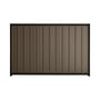 Good Neighbour® Superdek® 2100mm High Fence Panel Sheet: Banyan Brown Post/Track: Ebony
