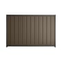 Good Neighbour® Superdek® 2100mm High Fence Panel Sheet: Banyan Brown Post/Track: Granite