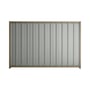 Good Neighbour® Superdek® 2100mm High Fence Panel Sheet: Gull Grey Post/Track: Beige