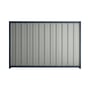 Good Neighbour® Superdek® 2100mm High Fence Panel Sheet: Gull Grey Post/Track: Mountain Blue
