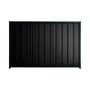 Good Neighbour® Superdek® 2100mm High Fence Panel Sheet: Gun Metal Grey Post/Track: Caulfield Green