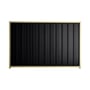 Good Neighbour® Superdek® 2100mm High Fence Panel Sheet: Gun Metal Grey Post/Track: Primrose