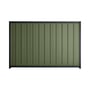 Good Neighbour® Superdek® 2100mm High Fence Panel Sheet: Mist Green Post/Track: Dark Stone