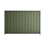 Good Neighbour® Superdek® 2100mm High Fence Panel Sheet: Mist Green Post/Track: Granite