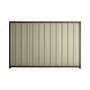 Good Neighbour® Superdek® 2100mm High Fence Panel Sheet: Moss Vale Sand Post/Track: Banyan Brown
