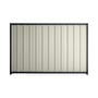 Good Neighbour® Superdek® 2100mm High Fence Panel Sheet: Off White Post/Track: Dark Stone