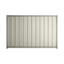 Good Neighbour® Superdek® 2100mm High Fence Panel Sheet: Off White Post/Track: Gull Grey