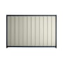 Good Neighbour® Superdek® 2100mm High Fence Panel Sheet: Off White Post/Track: Mountain Blue
