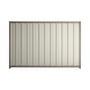 Good Neighbour® Superdek® 2100mm High Fence Panel Sheet: Off White Post/Track: Marsh