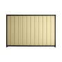 Good Neighbour® Superdek® 2100mm High Fence Panel Sheet: Primrose Post/Track: Gun Metal Grey