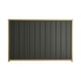 Good Neighbour® Superdek® 2100mm High Fence Panel Sheet: Slate Grey Post/Track: Wheat