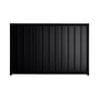 Good Neighbour® Superdek® 900mm High Fence Panel Sheet: Gun Metal Grey Post/Track: Ebony