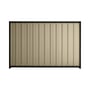 Good Neighbour® Superdek® 900mm High Fence Panel Sheet: Merino Post/Track: Ebony