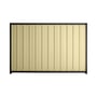 Good Neighbour® Superdek® 900mm High Fence Panel Sheet: Primrose Post/Track: Gun Metal Grey