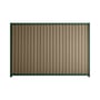 Good Neighbour® Smartspan® 1200mm High Fence Panel Sheet: Beige Post/Track: Caulfield Green