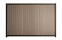 Good Neighbour Smartspan 1200mm High Fence Panel Sheet: Biege, Post/Track: Gun Metal Grey