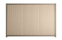 Good Neighbour Smartspan 1200mm High Fence Panel Sheet: Merino, Post/Track: Beige
