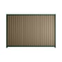 Good Neighbour® Smartspan® 1500mm High Fence Panel Sheet: Beige Post/Track: Caulfield Green