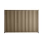 Good Neighbour® Smartspan® 1500mm High Fence Panel Sheet: Beige Post/Track: Iron Bark