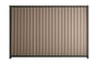 Good Neighbour Smartspan 1500mm High Fence Panel Sheet: Biege, Post/Track: Slate Grey