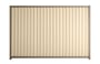 Good Neighbour Smartspan 1500mm High Fence Panel Sheet: Primrose, Post/Track: Beige