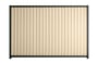 Good Neighbour Smartspan 1500mm High Fence Panel Sheet: Primrose, Post/Track: Gun Metal Grey