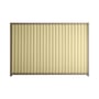 Good Neighbour® Smartspan® 1500mm High Fence Panel Sheet: Primrose Post/Track: Iron Bark