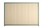 Good Neighbour Smartspan 1500mm High Fence Panel Sheet: Primrose, Post/Track: Mist Green