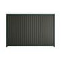 Good Neighbour® Smartspan® 1500mm High Fence Panel Sheet: Slate Grey Post/Track: Caulfield Green
