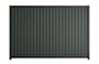 Good Neighbour Smartspan 1500mm High Fence Panel Sheet: Slate Grey, Post/Track: Gun Metal Grey