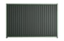 Good Neighbour Smartspan 1500mm High Fence Panel Sheet: Slate Grey, Post/Track: Mist Green