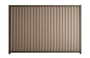 Good Neighbour Smartspan 1800mm High Fence Panel Sheet: Beige, Post/Track: Ironbark