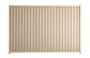 Good Neighbour Smartspan 1800mm High Fence Panel Sheet: Merino, Post/Track: Primrose