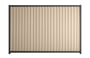 Good Neighbour Smartspan 1800mm High Fence Panel Sheet: Merino, Post/Track: Slate Grey