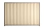 Good Neighbour Smartspan 1800mm High Fence Panel Sheet: Primrose, Post/Track: Beige