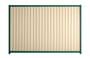 Good Neighbour Smartspan 1800mm High Fence Panel Sheet: Primrose, Post/Track: Caulfield Green