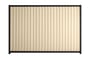 Good Neighbour Smartspan 1800mm High Fence Panel Sheet: Primrose, Post/Track: Ebony