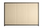 Good Neighbour Smartspan 1800mm High Fence Panel Sheet: Primrose, Post/Track: Ironbark