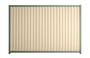 Good Neighbour Smartspan 1800mm High Fence Panel Sheet: Primrose, Post/Track: Mist Green