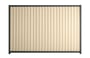 Good Neighbour Smartspan 1800mm High Fence Panel Sheet: Primrose, Post/Track: Slate Grey