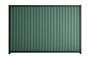 Good Neighbour Smartspan 1800mm High Fence Panel Sheet: Rivergum, Post/Track: Gun Metal Grey