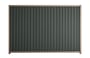 Good Neighbour Smartspan 1800mm High Fence Panel Sheet: Slate Grey, Post/Track: Beige
