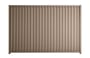 Good Neighbour Smartspan 2100mm High Fence Panel Sheet: Beige, Post/Track: Beige