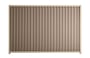 Good Neighbour Smartspan 2100mm High Fence Panel Sheet: Beige, Post/Track: Merino