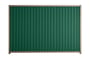 Good Neighbour Smartspan 2100mm High Fence Panel Sheet: Caulfield Green, Post/Track: Beige